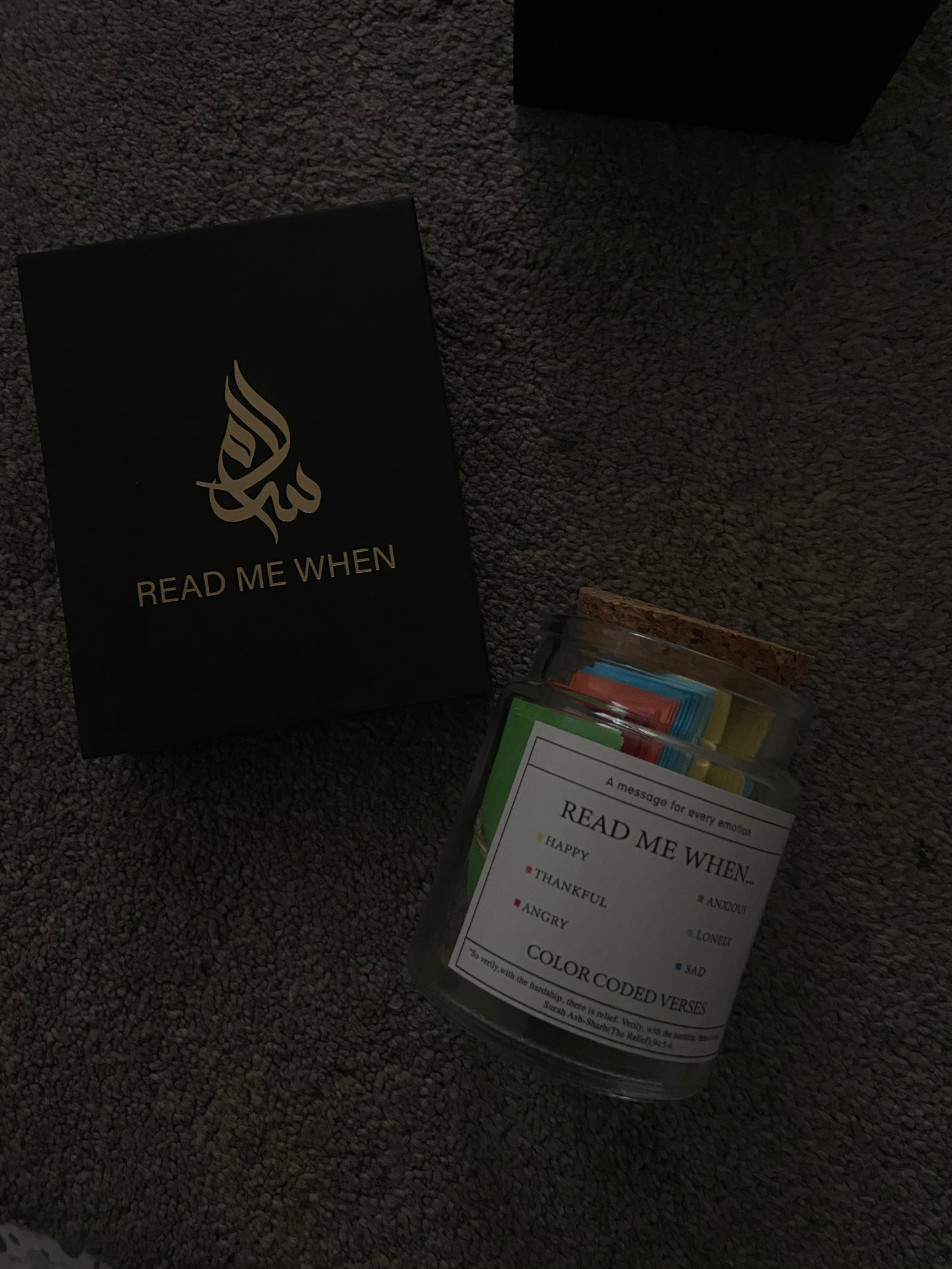 Read Me When Inspirational Jar